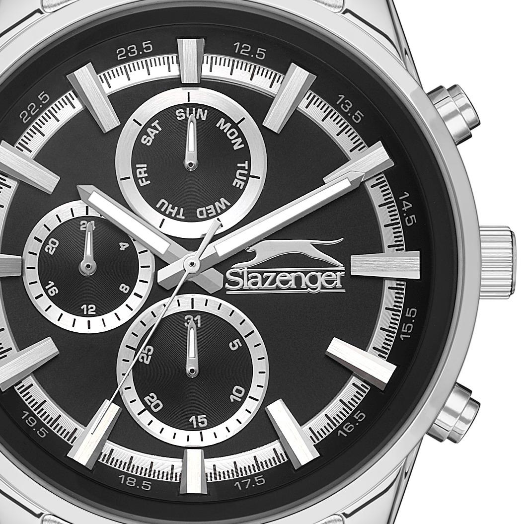 Slazenger Gents Solid Steel  Multi-Function Watch - SL.9.2242.2.01