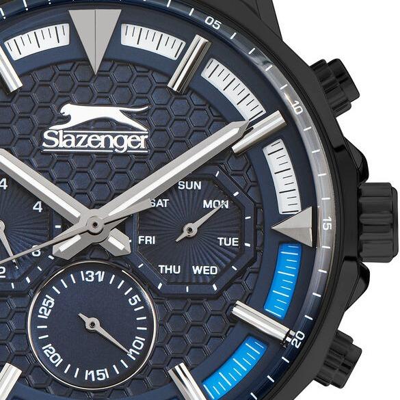 Slazenger Gents Multi Function Double colour band stainless Steel Watch- SL.9.2217.2.04