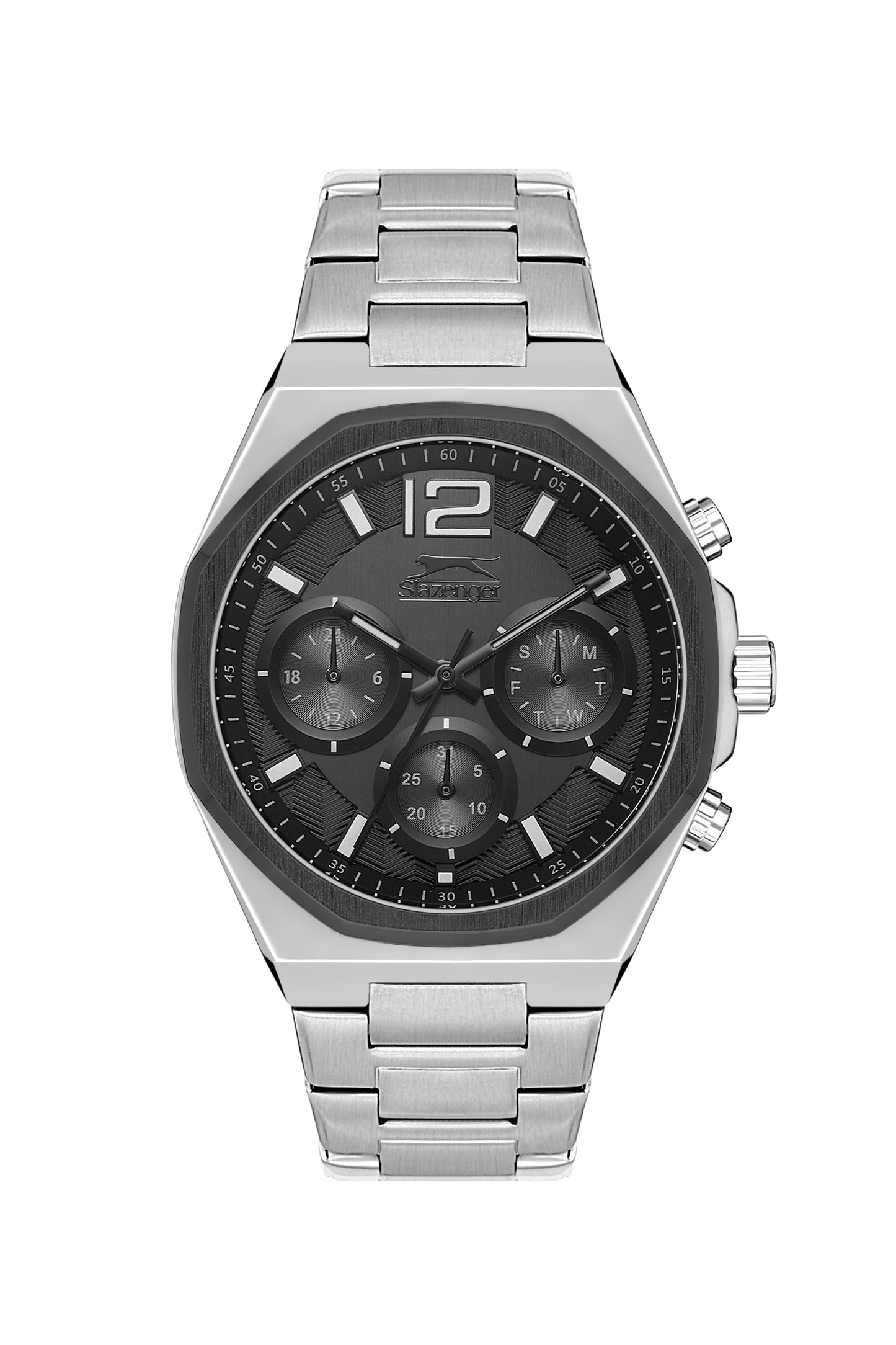Slazenger Gents Multi Function Solid stainless steel  Watch - SL.9.2106.2.05