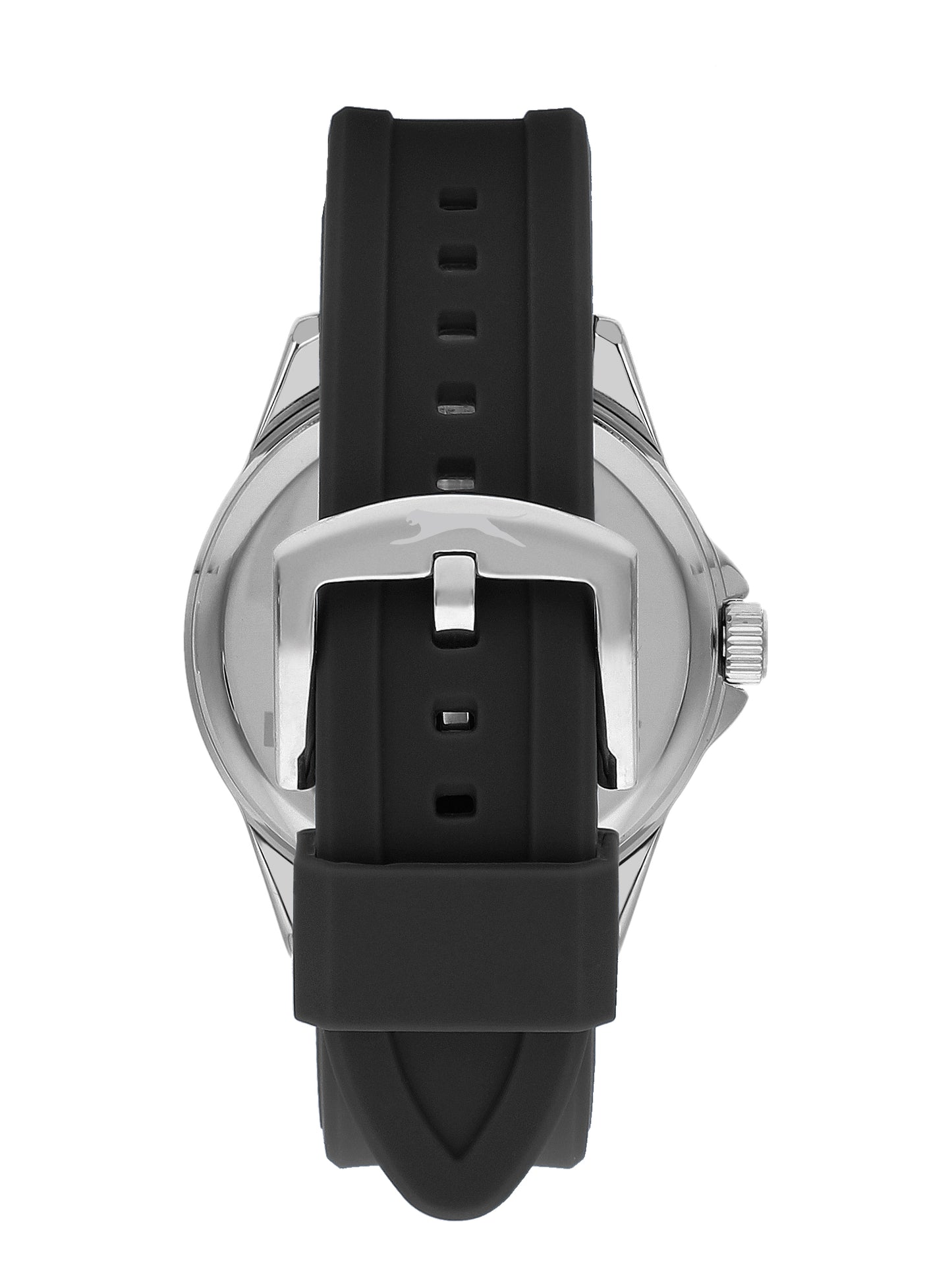 Slazenger Gents Silver Case with Soft PU Strap Watch - SL.9.2224.1.01