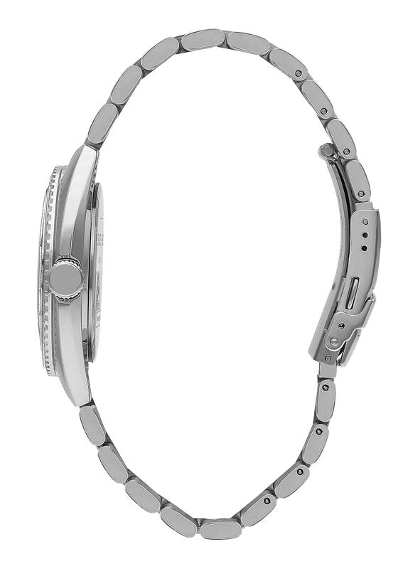 Slazenger Gents Silver Stainless Steel Bracelet Watch - SL.9.2252.1.07