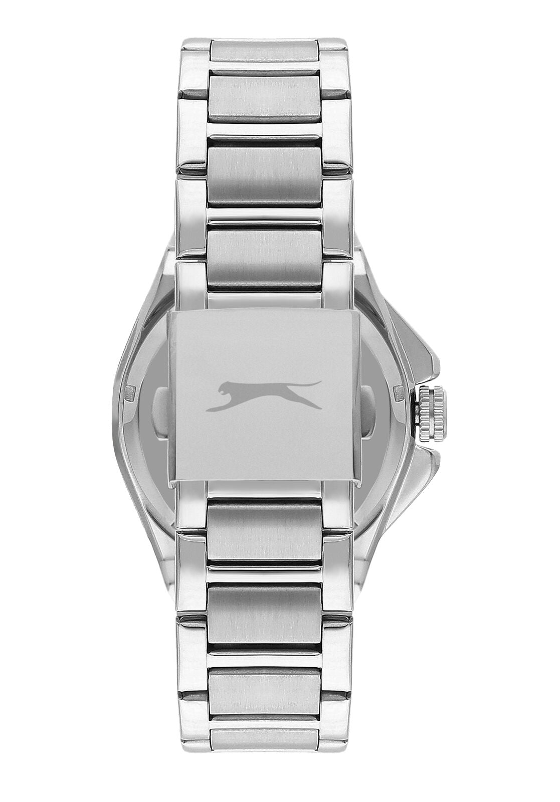 Slazenger Automatic See Through Movement Solid Stainless Steel Gents Watch Luxury Business Sports