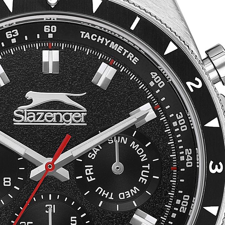 Slazenger Gents Solid Steel Bezel Multi-Function Watch - SL.9.2248.2.01