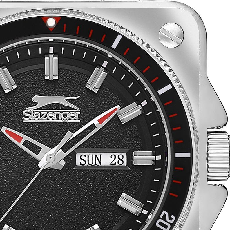Slazenger Gents Master-Square solid Steel Watch