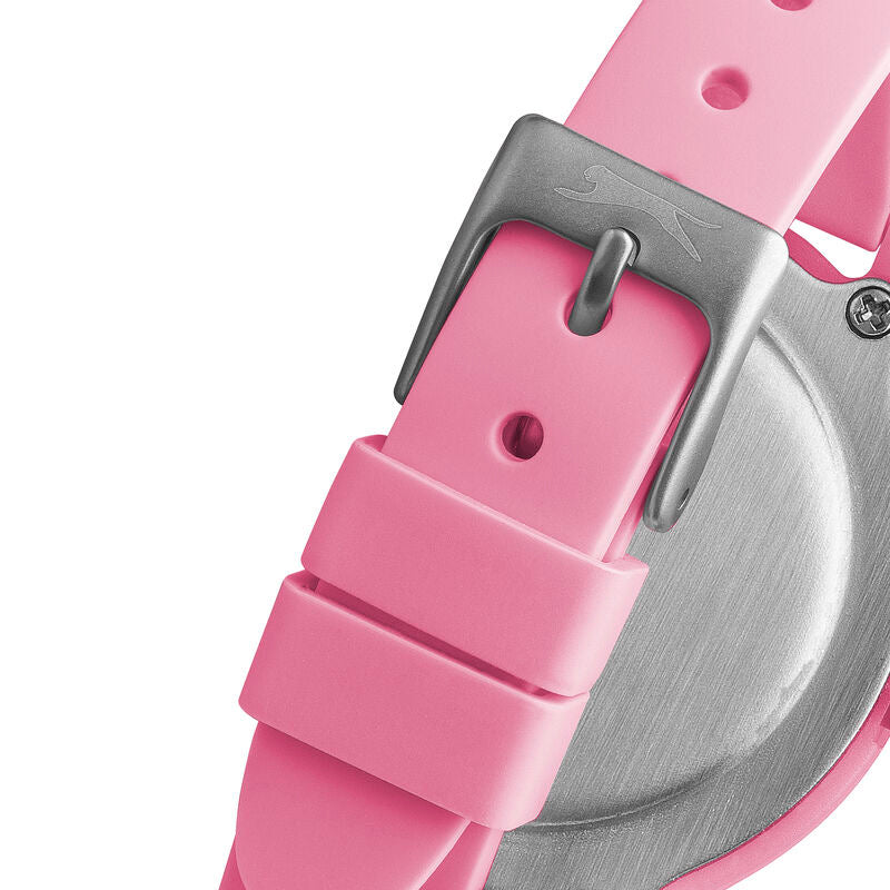 Slazenger Pink Silicone Strap Watch - SL.9.6371.3.06